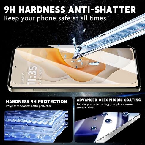 4 Pack Screen Protector for Motorola Moto G stylus 5G (2024),Ultra HD Tempered Glass,9H Hardness,Case Friendly,Easy Installation,Anti-Shatter,Bubble Free in Saudi Arabia