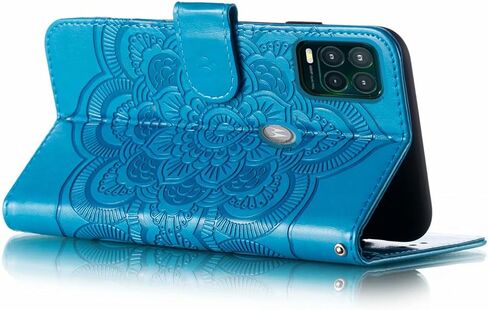 for Motorola Moto G Stylus 5G (2021) Case Wallet with Card Holder Kickstand Magnetic Soft Leather Flip Fold Case for Moto G Stylus 5G 2021 Cover (Blue) in Saudi Arabia