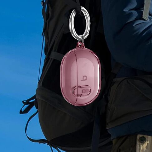 OETKER Compatible Beats Studio Buds+ 2023/Studio Buds 2021 Case Cover with Cleaner Kit, Clear Soft Beats Studio Buds Plus Case with Lock & Keychain Shockproof Protective Case for Beats Studio Earbuds in Saudi Arabia