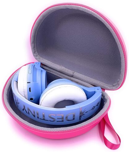 حقيبة حمل xcivi لسماعات eKids اللاسلكية بلوتوث المحمولة للأطفال للمدرسة والمنزل والسفر - حافظة فقط (وردي) in Kuwait