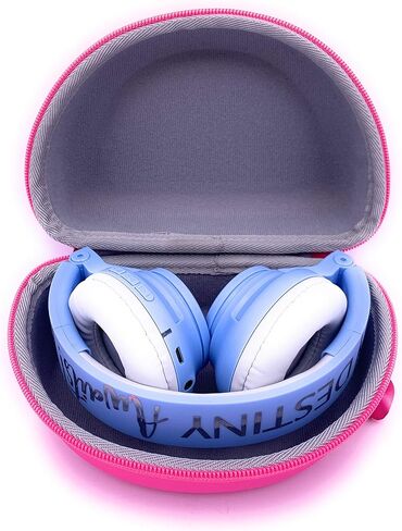 حقيبة حمل xcivi لسماعات eKids اللاسلكية بلوتوث المحمولة للأطفال للمدرسة والمنزل والسفر - حافظة فقط (وردي) in Kuwait