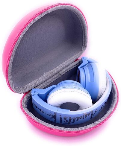حقيبة حمل xcivi لسماعات eKids اللاسلكية بلوتوث المحمولة للأطفال للمدرسة والمنزل والسفر - حافظة فقط (وردي) in Kuwait