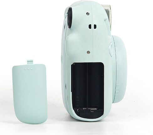 Battery Cover Replacement for Instax Mini 12 Instant Camera, Lightweight Battery Side Cover Accessories, Camera Case (Green) in Saudi Arabia