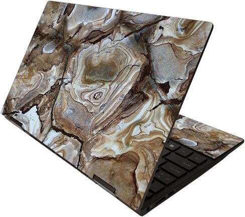 MightySkins Skin for HP Envy x360 13" (2020) - Green Agate | Protective, Durable, and Unique Vinyl Decal wrap Cover | Easy to Apply, Remove, and Change Styles | Made in The USA in Saudi Arabia