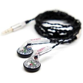 FAAEAL Snow-Lotus 1.0 HiFi Earphone 64 Ohm DIY Clear Detailed Balanced Sound Quality Music Earphones DJ Earphones (Snow-Lotus 1.0, Transparent)