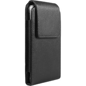 PU Leather Swivel Belt Clip Holster Phone Case Compatible for iPhone 16 Pro Max / Galaxy S24 Ultra A14 A03s A23 A32 Moto G Power Play Stylus Pure OnePlus 12 12R 11 Pixel 9 Pro XL Redmi Note 12 (XL)