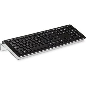 Source One Premium Tilted Keyboard Stand for Ergonomic, Clear Acrylic (Full)