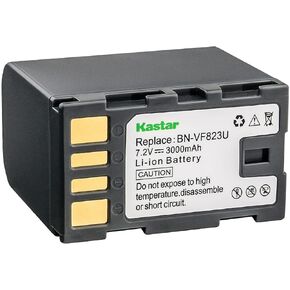 Kastar BN-VF823 Battery 1-Pack Replacement for JVC GZ-HD300AC GZ-HD300AEK GZ-HD300AUS GZ-HD300B GZ-HD300BEK GZ-HD300BUS GZ-HD300R GZ-HD300REK GZ-HD300RUS GZ-HD310 GZ-HD320 GZ-HD320AC Camera