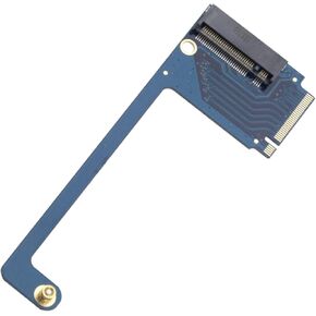 for Asus Rog Ally Handheld Modification 2230 to 2280 SSD Hard Drive Expansion high Capacity Card NVME M-Key NGFF M.2 PCIE 4.0 Gold Finger Adapter 90 Degrees Upgrade Converter Board