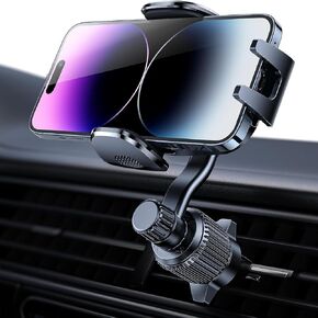 Purple Car Vent Phone Mount, [Never Blocking Vent, Enjoy The Comfort of The A/C] Hands-Free Universal Extension Clip Air Phone Holder Car Fit for All Phones iPhone Samsung in Kuwait