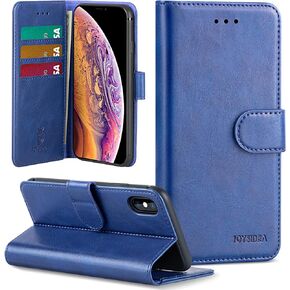 iPhone SE 2022 | SE 2020 | 8 | 7 Wallet Case, PU Leather Magnetic Flip Folio Phone Case with Card Holder, Stand & Shockproof Cover for iPhone 7 | 8 | SE2 | SE3, Black