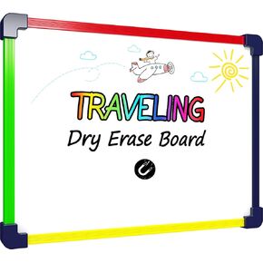 SCRIBBLEDO 5 Pack Small White Board Dry Erase Board for Kids Portable 9"x12" Drawing Magnetic Mini Whiteboard White Board for Students Teachers School Supplies Lapboard for Kids & Erasers