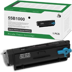55B1000 Black Toner Cartridge(1-Pack) - Ncla Compatible 55B1000 High Yield Toner Cartridge Replacement for Lexmark MS331dn, MS431dn, MS431dw, MX331adn, MX431adn, MX431adw, MX432adwe Printer
