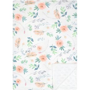 Baby Plush Minky Blanket Double Layer with Dotted Backing for Baby Girl or Baby Boy (Halloween 3)