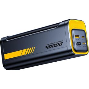 AOHI 140W PD3.1 Laptop Power Bank 40000mAh Fast Charging Station, The Future Starship 2 in 1 Camping Large Portable Charger for MacBook Pro/Air, iPad Pro, iPhone 15,Galaxy,Steam Deck, Grey