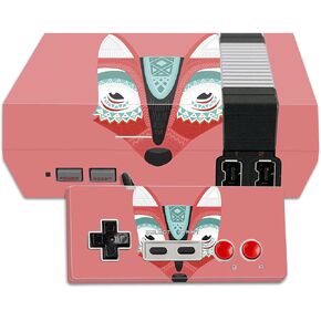 غلاف MightySkins متوافق مع غلاف غلاف غلاف Nintendo NES الكلاسيكي من Aztec Fox