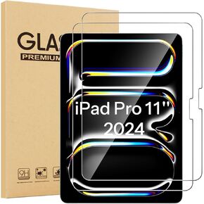 Screen Protector for iPad Air 13 inch M2 2024,9H Tempered Glass Film for 13'' iPad Air 6th Generation,HD Clear,Bubble Free,Scratch-Proof,Case Friendly,Face ID&Apple Pencil Compatible-2 Pack