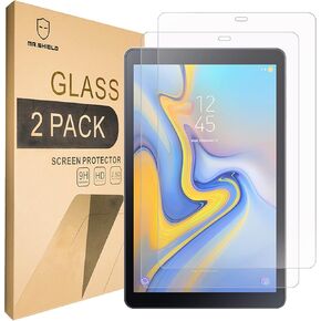 Mr.Shield [2-PACK Designed For Samsung Galaxy Tab A 10.5 2018 SM-T590 / Galaxy Tab A2 10.5 [Tempered Glass] Screen Protector [0.3mm Ultra Thin 9H Hardness 2.5D Round Edge]