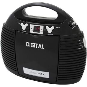 HANNLOMAX HX-327CD Portable CD Player with AM/FM Radio, Aux-in, AC/DC Dual Power Source. (Purple)