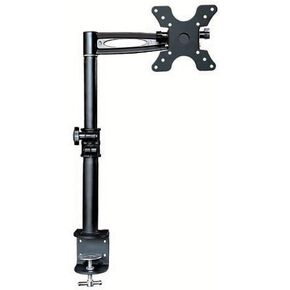 Monoprice 2 Way Adjustable Tilting Desk Mount Bracket for LCD LED (Max 33Lbs, 13~30inch) - Black