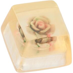 Zopsc Game Resin Keycap, Cute Custom Keycap, DIY Handmade Keycap for Game Players and Keyboard Enthusiasts, Personality Keycap for Echanical Keyboard (Black Gear)