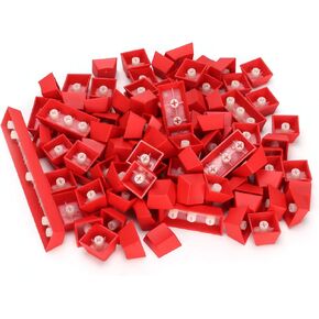ASHATA PBT Keycaps, 108 Keys Colorful PBT Keycap Set for Mechanical Keyboards, Ergonomic Design Oil Resistant Game Keycap for 61/64 / 87/104 / 108 Key Mechanical Keyboard (Red)
