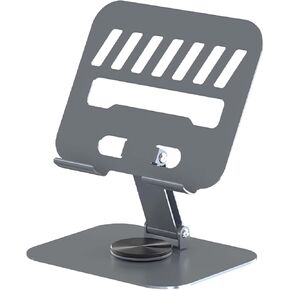 Tablet Stand for Desk,Adjustable Multi-Angle Aluminum Tablet Holder,Portable Tablet Stand,Foldable Tablet Holder for iPhone,iPad Pro/Air/Mini and 4.7-15 inch Tablets(Grey