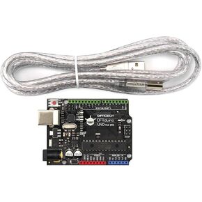 DFRduino UNO R3 with USB Cable A-B - Compatible with Arduino