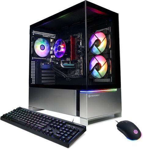 CyberPowerPC Gamer Xtreme VR Gaming PC, Intel Core i5-14400F 2.5GHz, GeForce RTX 4060 8GB, 16GB DDR5, 2TB PCIe Gen4 SSD, WiFi Ready & Windows 11 Home (GXIVR8060A20) in Saudi Arabia