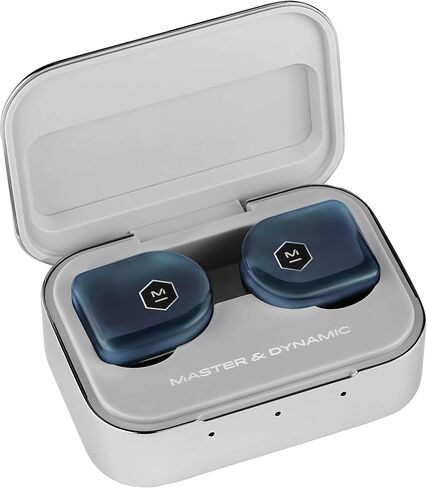 MASTER & DYNAMIC MW07 Plus True Wireless Earphones - Noise Cancelling with Mic Bluetooth, Lightweight in-Ear Headphones - Black Quartz in Saudi Arabia