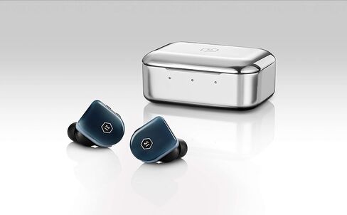 MASTER & DYNAMIC MW07 Plus True Wireless Earphones - Noise Cancelling with Mic Bluetooth, Lightweight in-Ear Headphones - Black Quartz in Saudi Arabia