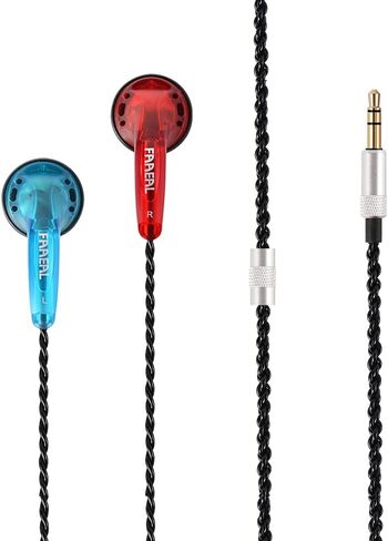 FAAEAL Snow-Lotus 1.0 HiFi سماعة أذن 64 أوم DIY واضحة ومتوازنة جودة الصوت سماعات موسيقى DJ (Snow-Lotus 1.0، شفاف) in Kuwait