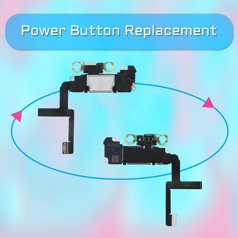 for iPhone 14 Power Button Replacement Repair Control Switch On Off Button Flex Cable Replace Connection Assembly for iPhone14 Pre-Installed Metal Bracket Holder in Saudi Arabia