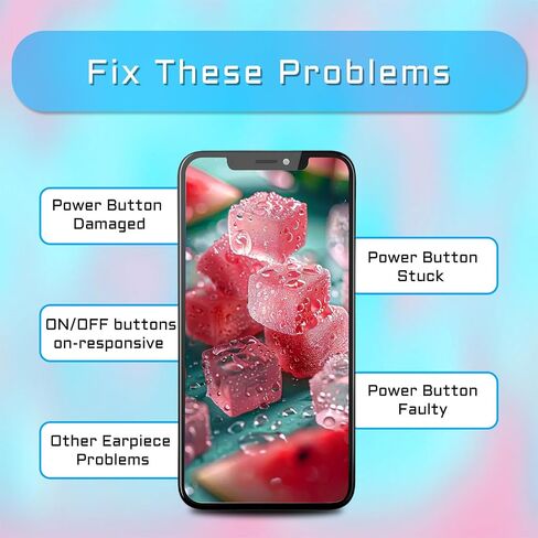 for iPhone 14 Power Button Replacement Repair Control Switch On Off Button Flex Cable Replace Connection Assembly for iPhone14 Pre-Installed Metal Bracket Holder in Saudi Arabia