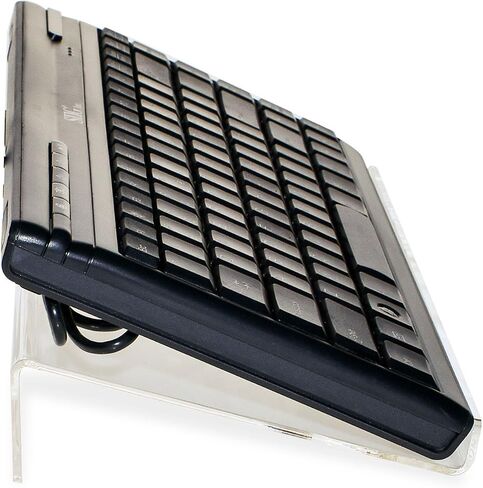 Source One Premium Tilted Keyboard Stand for Ergonomic, Clear Acrylic (Full) in Saudi Arabia
