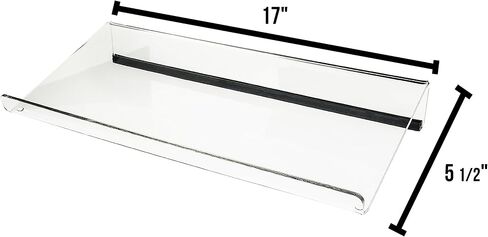 Source One Premium Tilted Keyboard Stand for Ergonomic, Clear Acrylic (Full) in Saudi Arabia