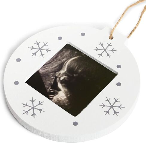 Baby Sonogram Picture Frame, Ultrasound Christmas Ornament (4 Inches) in Saudi Arabia