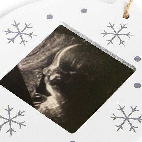 Baby Sonogram Picture Frame, Ultrasound Christmas Ornament (4 Inches) in Saudi Arabia