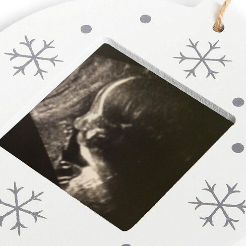 Baby Sonogram Picture Frame, Ultrasound Christmas Ornament (4 Inches) in Saudi Arabia
