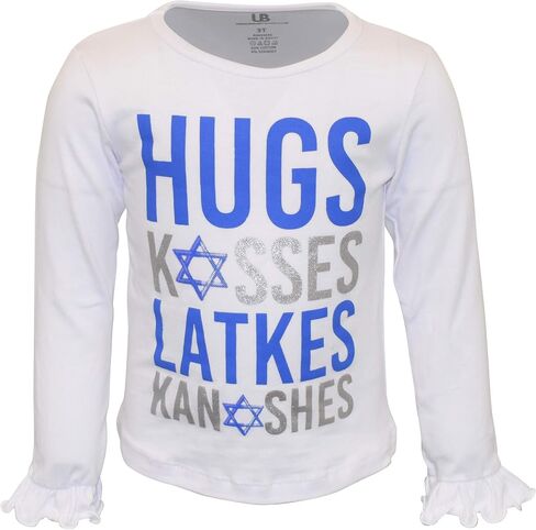 Unique Baby Girls Clothes 2pc Set Long Sleeve Shirt with Ruffle Leggings Toddlers and Kids in Saudi Arabia