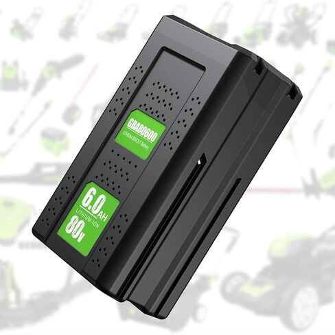 Bonacell 6.0Ah 80V Replacement for Greenworks 80V Battery, Lithium Ion Battery GBA80200 GBA80300 GBA80400 GBA80500 Compatible with Greenworks 80 Volt Max Power Tools Battery in Kuwait