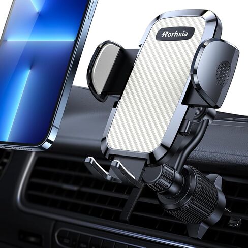 Purple Car Vent Phone Mount, [Never Blocking Vent, Enjoy The Comfort of The A/C] Hands-Free Universal Extension Clip Air Phone Holder Car Fit for All Phones iPhone Samsung in Kuwait