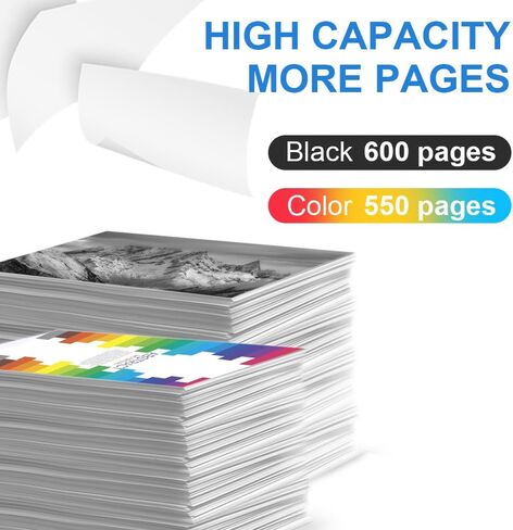 استبدال خرطوشة الحبر PG-210XL CL-211XL لحزمة التحرير والسرد الأسود واللون Canon 210XL 211XL لـ PIXMA MP495 MP490 MP480 MP280 MP250 MP240 MX410 MX340 MX320 IP2702 (1 أسود، 1 ثلاثي الألوان) in Kuwait