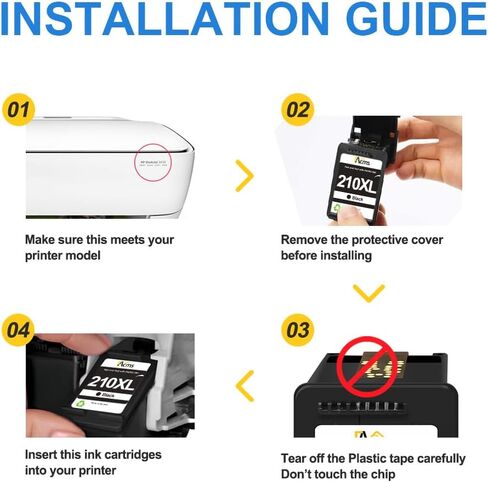 استبدال خرطوشة الحبر PG-210XL CL-211XL لحزمة التحرير والسرد الأسود واللون Canon 210XL 211XL لـ PIXMA MP495 MP490 MP480 MP280 MP250 MP240 MX410 MX340 MX320 IP2702 (1 أسود، 1 ثلاثي الألوان) in Kuwait