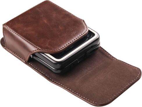 Flip Cell Phone Holster Belt Clip Case for Samsung Galaxy Z Flip 5, Z Flip 4, Z Flip 3 5G, Z Flip 5G, Z Flip, Motorola Razr+ Plus 2023, Razr 40 Ultra, Razr 2022 2020 2019 Phone Belt Loop Pouch (Black) in Saudi Arabia