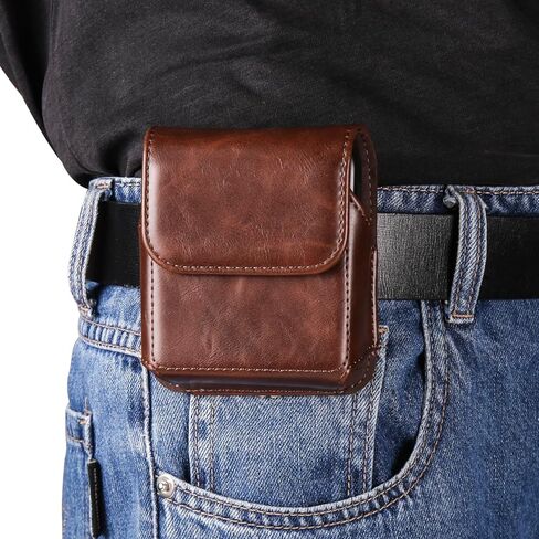 Flip Cell Phone Holster Belt Clip Case for Samsung Galaxy Z Flip 5, Z Flip 4, Z Flip 3 5G, Z Flip 5G, Z Flip, Motorola Razr+ Plus 2023, Razr 40 Ultra, Razr 2022 2020 2019 Phone Belt Loop Pouch (Black) in Saudi Arabia