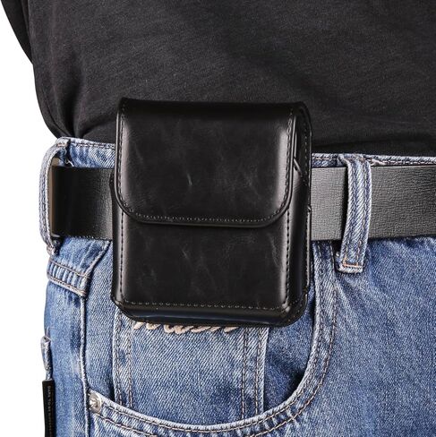 Flip Cell Phone Holster Belt Clip Case for Samsung Galaxy Z Flip 5, Z Flip 4, Z Flip 3 5G, Z Flip 5G, Z Flip, Motorola Razr+ Plus 2023, Razr 40 Ultra, Razr 2022 2020 2019 Phone Belt Loop Pouch (Black) in Saudi Arabia