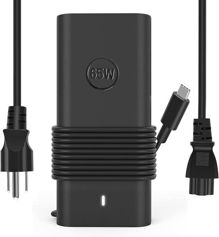 شاحن 65 واط لجهاز Dell Inspiron 14، بديل لجهاز Dell Inspiron 14 7420 7425 Dell Inspiron 14 16 5620 5625 5630 5635 5420 5425 محول طاقة تيار متردد من النوع C in Kuwait