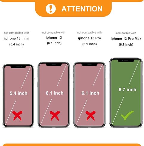 حافظة محفظة من الجلد الطبيعي من Bocasal لهاتف iPhone 13 Pro Max 5G للشحن اللاسلكي RFID مع حامل بطاقة الائتمان ومسند فوليو وغطاء واقٍ مع حزام معصم ومشبك مغناطيسي 6.7 بوصة (أحمر) in Kuwait