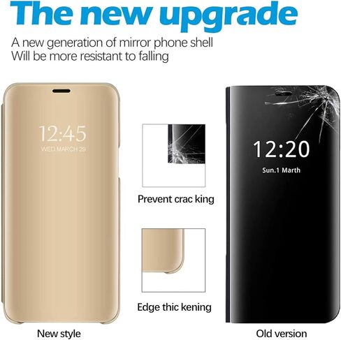 حافظة S24+ Plus 5G متوافقة مع حافظة الهاتف الخلوي Samsung Galaxy S24+ 5G مع مسند، جلد البولي يوريثان، غطاء حماية قلاب مقاوم للصدمات لهاتف Samsung S24 Plus 5G (أرجواني) in Kuwait